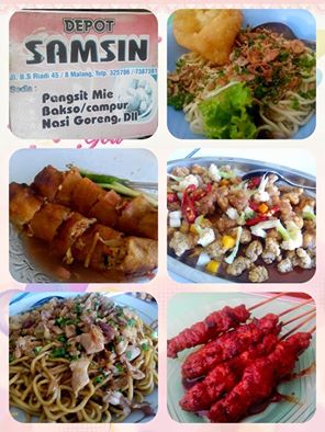 Nah ini beberapa menu yang ada di Depot Samsin. via nyonyakece.blogspot.com