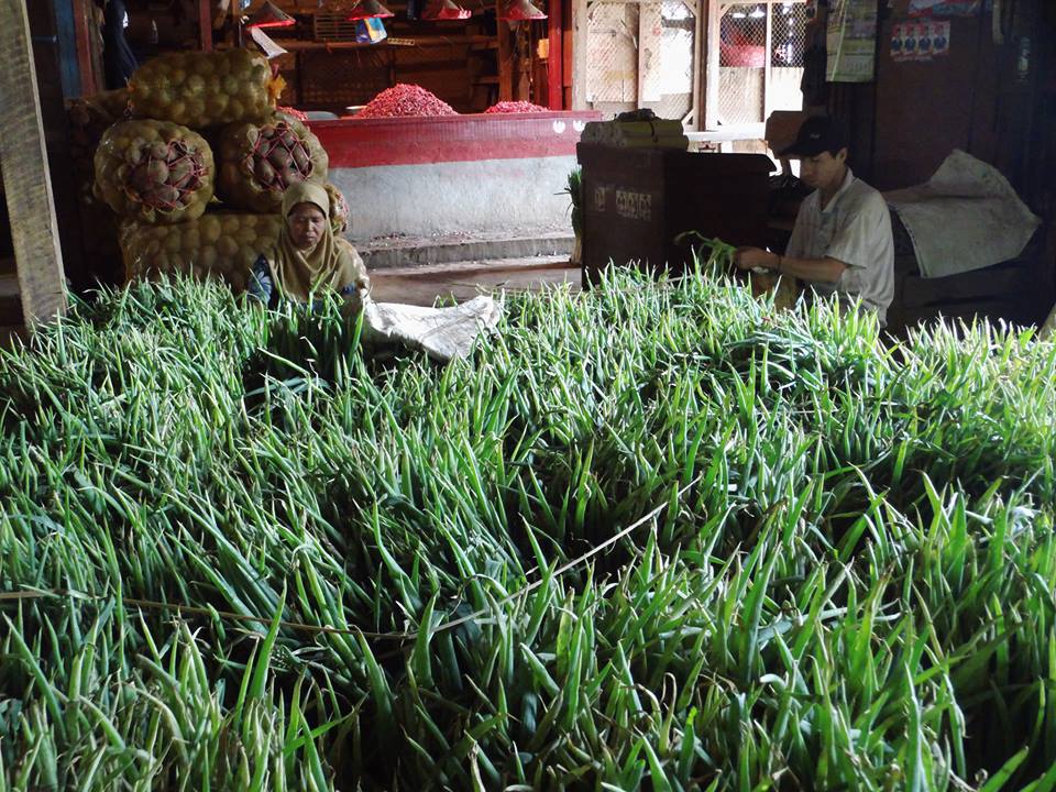 Sayuran fresh di Pasar Gadang