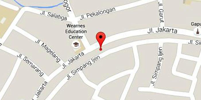 Peta Lokasi Laughboratorium Cafe, Markasnya Comic Malang