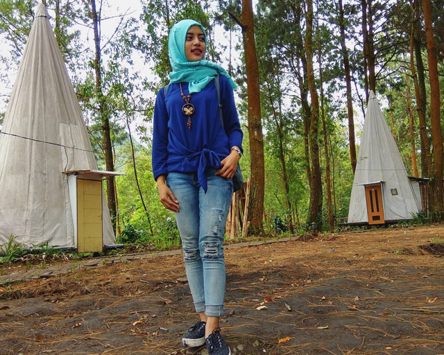 Bisa selfie di Apache Camp | Foto: instagram/marta.ovah22