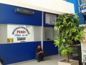 Posko informasi terminal Arjosari
