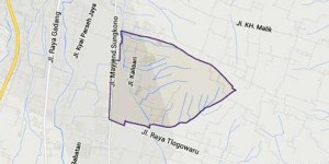 Peta Kelurahan Wonokoyo, Kecamatan Kedungkandang, Kota Malang