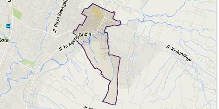 Peta Kelurahan Madyopuro, Kecamatan Kedungkandang, Kota Malang