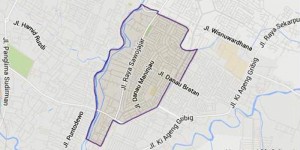 Peta Kelurahan Sawojajar, Kecamatan Kedungkandang, Kota Malang