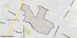 Peta Kelurahan Bunulrejo, Kecamatan Blimbing, Kota Malang