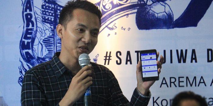 Roy, Direktur Pay Access, pembuat Arema Apps (C) DANI KRISTIAN