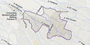 Peta Kelurahan Tunggulwulung, Kecamatan Lowokwaru, Kota Malang