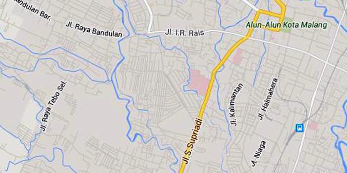 Peta Kelurahan Tanjungrejo, Kecamatan Sukun, Kota Malang