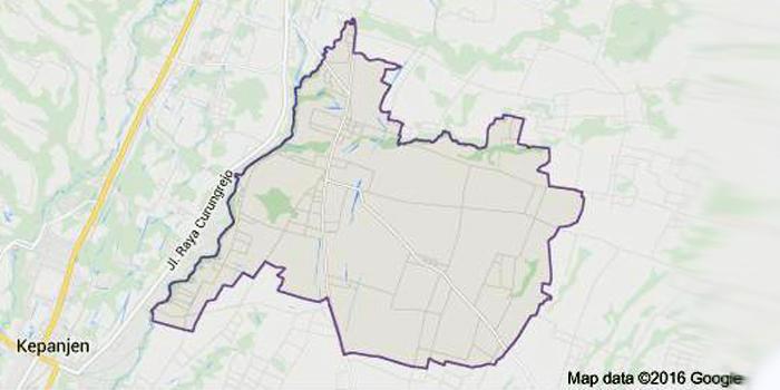 Peta Kecamatan Bululawang, Kabupaten Malang