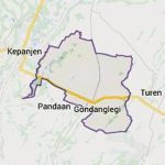 Peta Kecamatan Gondanglegi, Kabupaten Malang