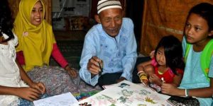 Ratemat Abu, Siang Mbecak, Malam Ngajar (C) LIPUTAN6.COM