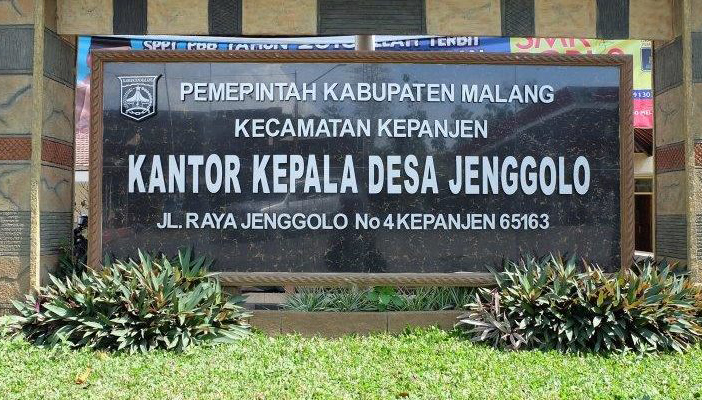 Kantor Kepala Desa yang menjadi pusat Pemerintahan Jawa Di Desa Jenggolo.