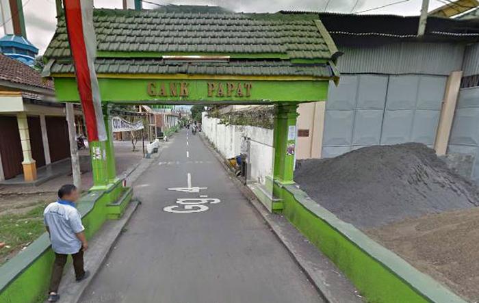 Menelusuri Gang Papat, Jalur Alternatif di Kecamatan Sukun (C) GOOGLE MAP