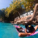 Pantai Banyu Meneng mampu memberikan ketenangan pengunjung yang datang. (Foto: Instagram @arif_angky)