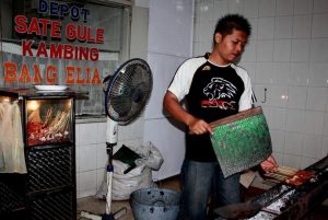 Depot Sate Gule Kambing Bang Elias di Kasin yang legendaris (C) UKALM-UKLAM NDIK MALANG