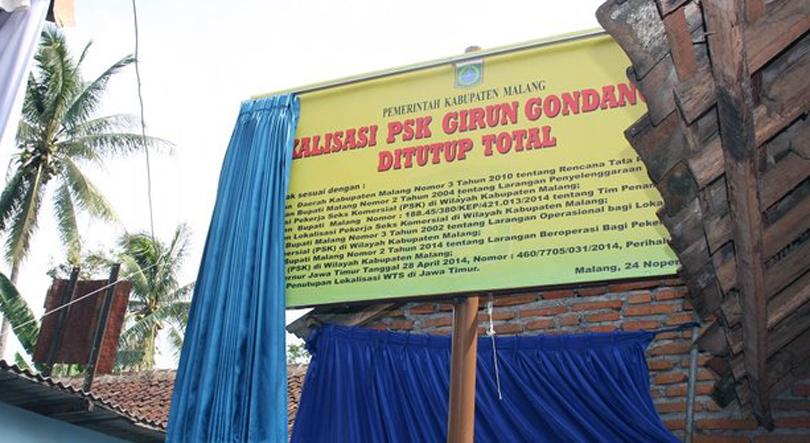 Lokalisasi Girun yang telah ditutup sejak tahun 2014 lalu (C) MERDEKA