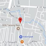 Jalan Mergan Lori yang membelah perkampungan padat di daerah Tanjungrejo (C) GOOGLE