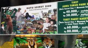 Libur Lebaran, Inilah Harga Tiket Masuk Tempat Wisata di Malang Raya: Batu Secret Zoo (C) DAYILMU