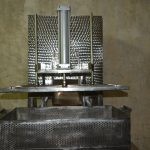 Bagian atas dari mesin PresToMatik inovasi mahasiswa UM