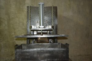 Bagian atas dari mesin PresToMatik inovasi mahasiswa UM