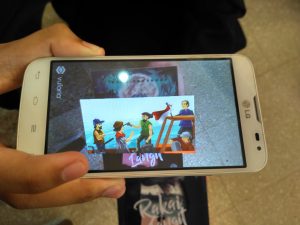 Contoh Ilustrasi Augmented Reality Cover Buku Rakai Langit