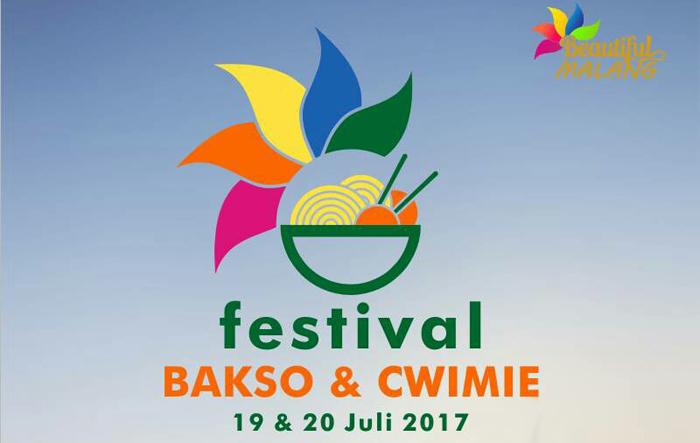 Festival Bakso dan Cwi Mie Khas Malang ada di depan Balaikota Malang