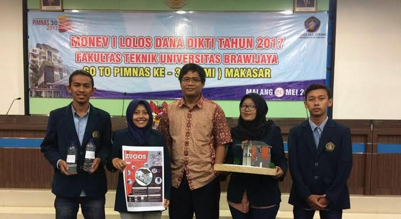 Mahasiswa UB pencetus ZUGOS,aAlat alternatif penyaring limbah