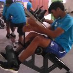 Penggawa Arema FC berlatih di UB Sport Center (C) AKAIBARA