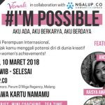 Berminat mengikuti acara #I'm Possible ini? (C) HALOMALANG