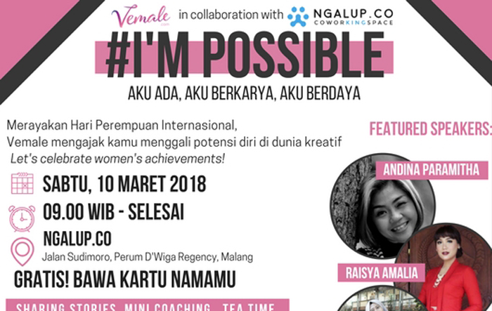 Berminat mengikuti acara #I'm Possible ini? (C) HALOMALANG