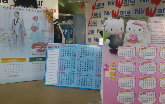 Jasa Cetak Kalender ada banyak di Malang (C) PERCETAKANLAMONGANMURAH