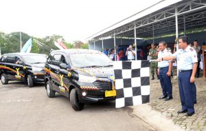 Peresmian armada baru Taksi Garuda 2017 lalu (C) PENLANUD ABD SALEH