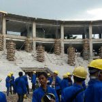 Gedung Bundar Al Asy'ari Unisma ketika masih dalam proses pembangunan (C) TIMES INDONESIA