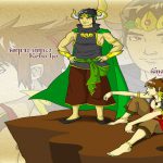 Kebo Ijo dan Ken Arok yang menciptakan tuduhan sebagai pelaku pembunuh Tunggul Ametung (C) ONIGAMI