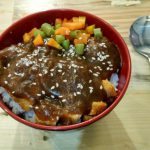 Penampakan 'nasi dalam mangkok' di Kedai Ricebowl (C) SITI RUTMAWATI