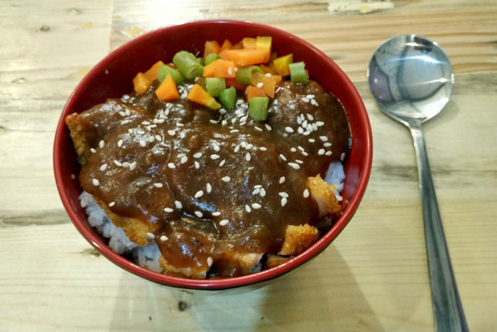 Penampakan 'nasi dalam mangkok' di Kedai Ricebowl (C) SITI RUTMAWATI