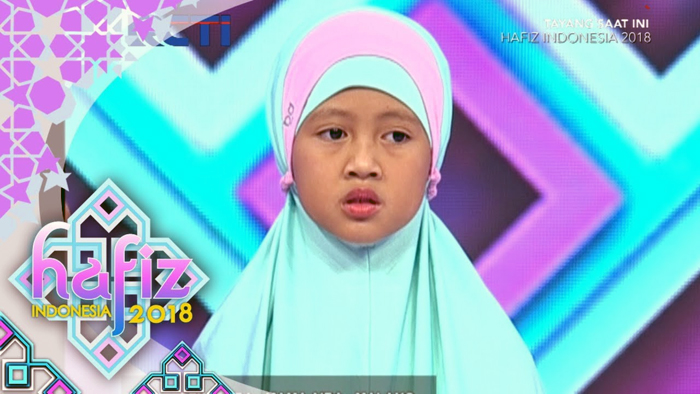 Aida sang juara Hafiz Indonesia 2018 (C) YOUTUBE
