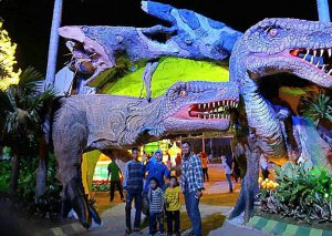 Ada Taman Dinosaurus di Malang Night Paradise (C) KANAL MALANG