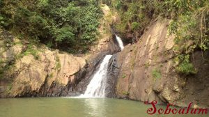 Penampakan Coban Pletes, air terjun berlapis di Dampit (C) SOBOALAM