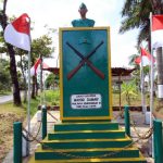 Monumen di persimpangan Y Turen, lokasi gugurnya Mayor Damar (C) RADAR MALANG
