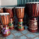 Salah satu produksi kendang jimbe ada di Desa Ngebruk Kecamatan Sumberpucung. (Foto: kerajinanindonesia.id)