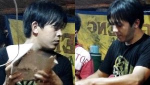 Ada 'Ariel Noah' yang jadi pelayan di Warung Bebek Goreng Cak No Sawahan (C) MAJAWATI/KOMPASIANA