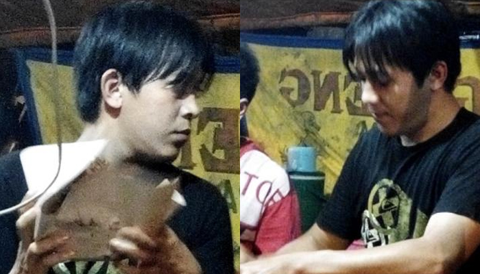 Ada 'Ariel Noah' yang jadi pelayan di Warung Bebek Goreng Cak No Sawahan (C) MAJAWATI/KOMPASIANA