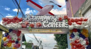 Gapura Kampung Cantik di Kelurahan Sisir (C) MALANGTIMES