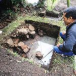 Suasana penggalian area Punden Rondo Kuning (C) RADAR MALANG