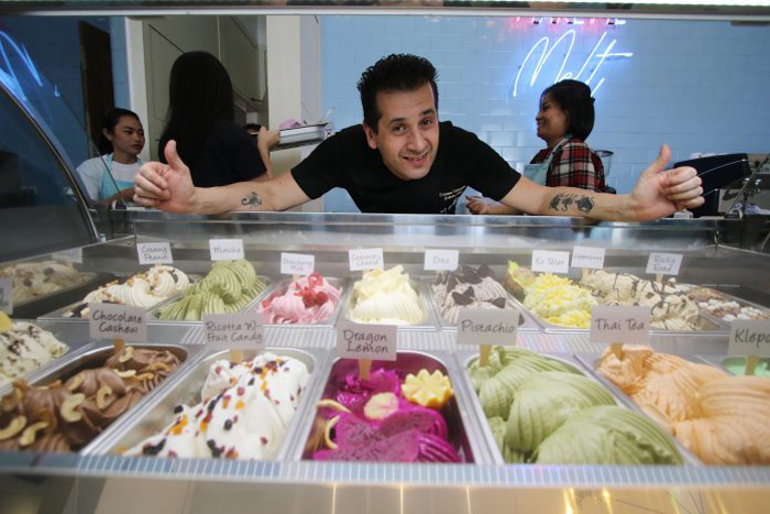 Cheft Giacomo di Koono Gelato Artigianale (C) RADAR MALANG