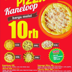 Daftar menu di Pizza Kanelopp. (Foto: Instagram @citrayuansa)