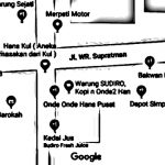 Lokasi Perempatan Gudang Garam Kota Batu