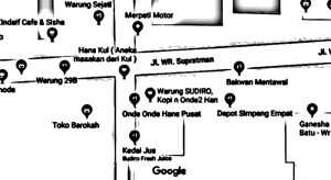 Lokasi Perempatan Gudang Garam Kota Batu