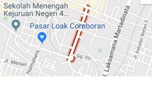 Jalan Prof Mohammad Yamin, Gerbang Selatan Pasar Besar Malang